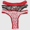 Tripack tangas estampadas
