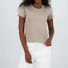 T-shirt manga corta cuello redondo