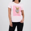 T-shirt oso detalle aplicacion