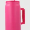 Vaso ancho con asa