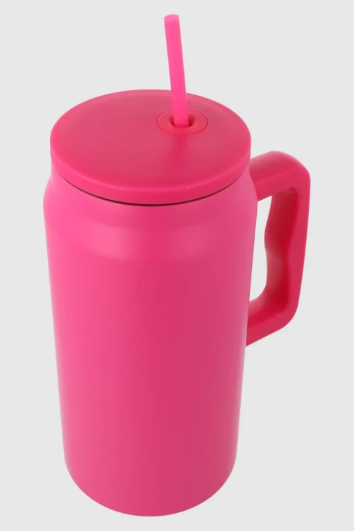 Vaso ancho con asa