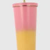 Vaso degradado detalle metal 750 ML