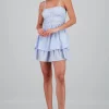 Vestido con mini polkas con lurex