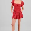 Vestido manga corta con detalle short interno