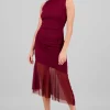 Vestido maxi mesh olan