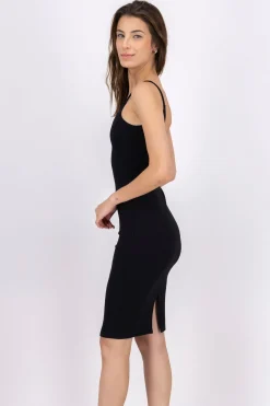 Vestido midi bodycon espalda escotada