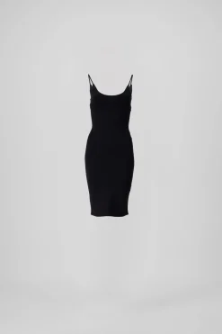Vestido midi bodycon espalda escotada