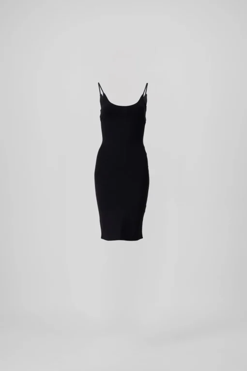 Vestido midi bodycon espalda escotada