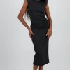 Vestido midi escote espalda