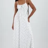 Vestido midi flores