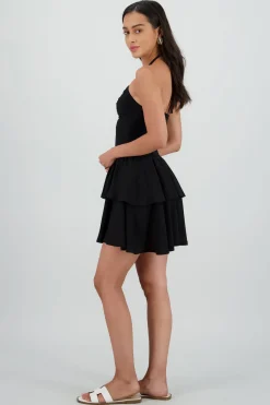 Vestido mini cutout olanes