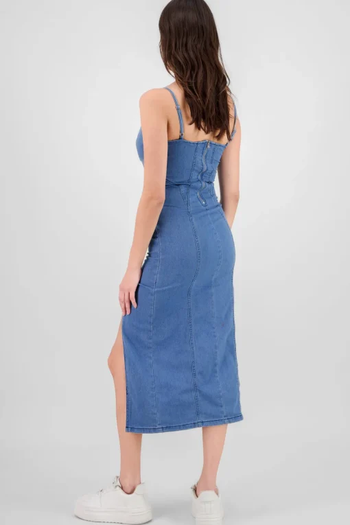 Vestido mmidi con copas