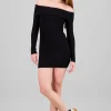 Vestido off shoulder liso