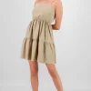 Vestido tirantes mini detalle olanes