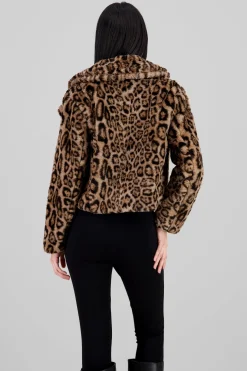 ABRIGO CORTO LEOPARDO