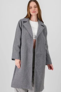 Abrigo maxi cinturon