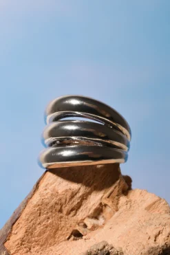 Anillo 3 lineas grueso