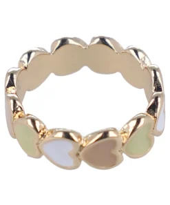 Anillo Corazones Multicolor