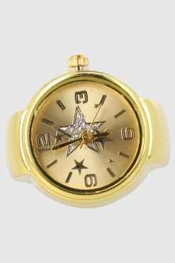 Anillo reloj estrellas