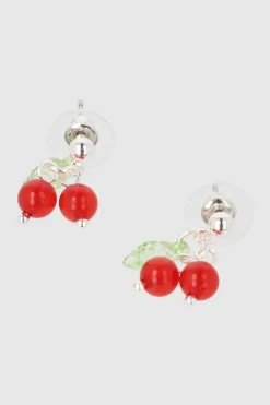 ARETES CEREZAS CRISTAL