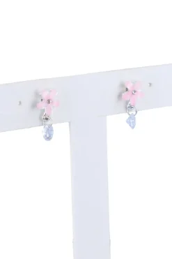 Aretes Flores Acrílico