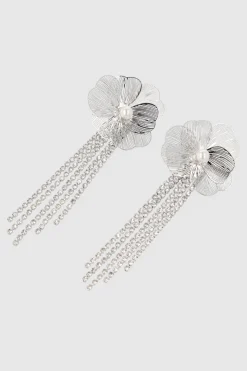 Aretes flores filigrana brillos