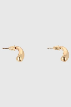 aretes gotita metal