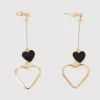 Aretes Largos Corazón