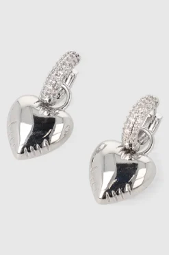 Arracadas corazon inflado