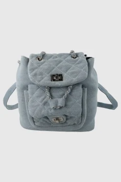 Backpack capitonada denim