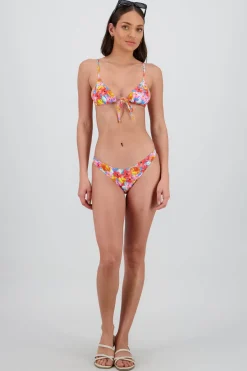 Bikini ajustable estampado flores