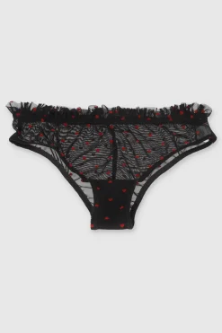 Bikini mesh flock corazones