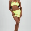 Bikini 3pz falda estampado