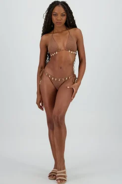 Bikini tejido conchitas