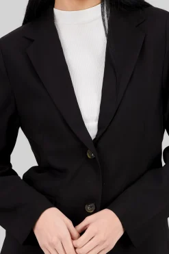 Blazer liso oversize