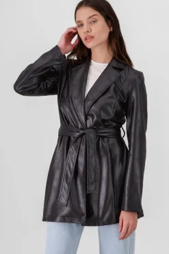 Blazer midi vinipiel