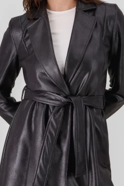 Blazer midi vinipiel