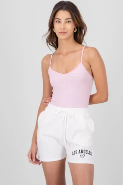 Blusa Ajustada Tirantes