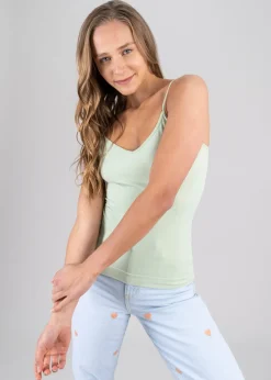 Blusa Ajustada Tirantes