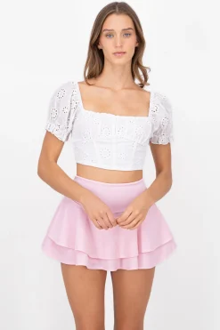 Blusa con manga abullonada