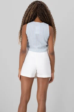 Blusa rayas detalle moños