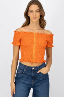 Blusa smog detalle cierre