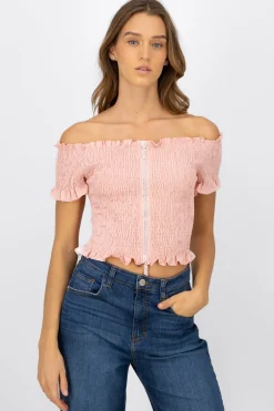 Blusa smog detalle cierre