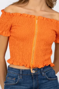 Blusa smog detalle cierre