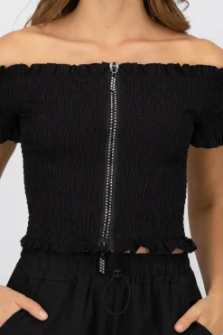 Blusa smog detalle cierre