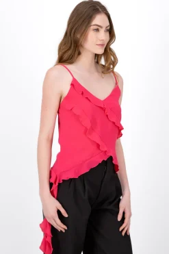 Blusa Tirantes Detalle Olanes
