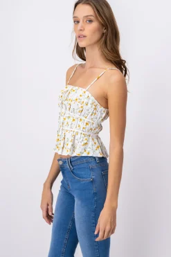 Blusa tirantes estampado flores