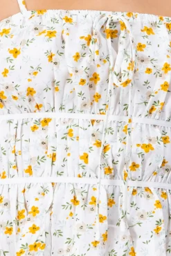 Blusa tirantes estampado flores