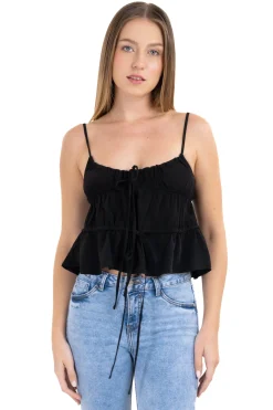 Blusa tirantes olanes cintas