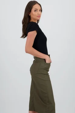 Body manga corta escote cuadrado